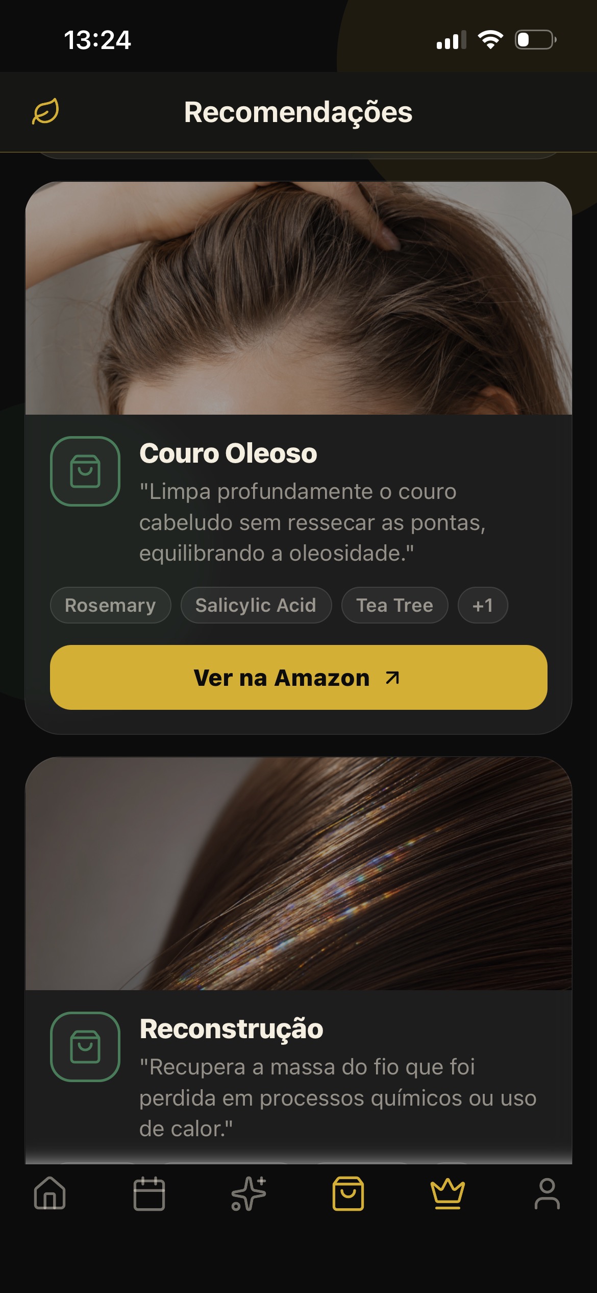 HairGlow — Tela 2