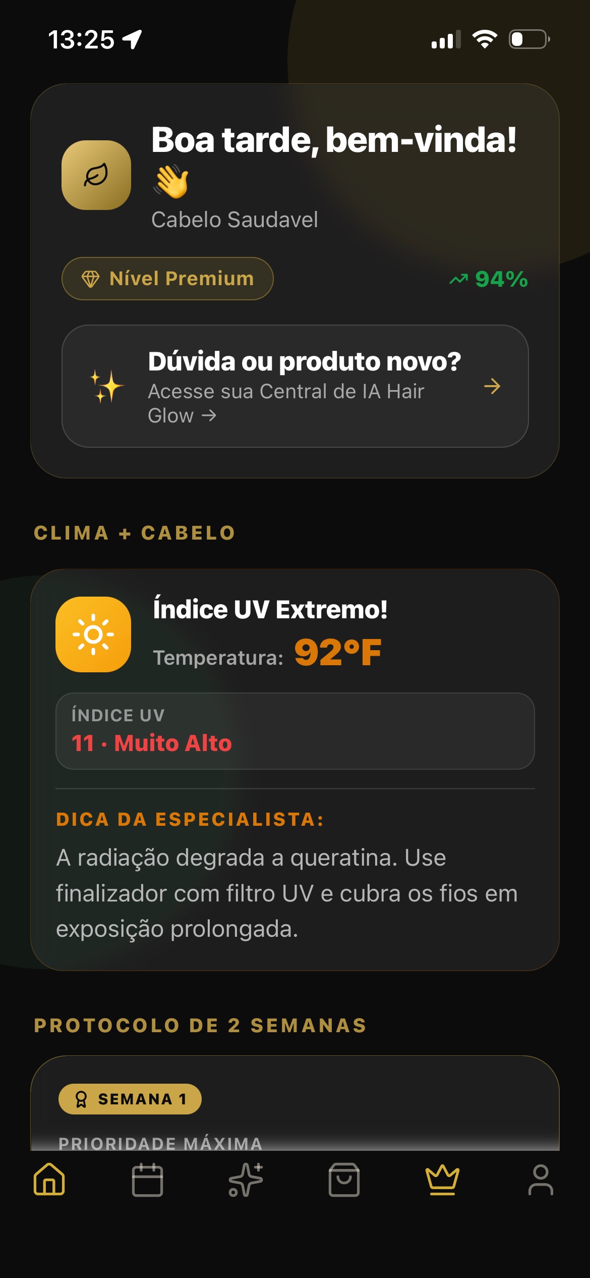 HairGlow — Tela 4